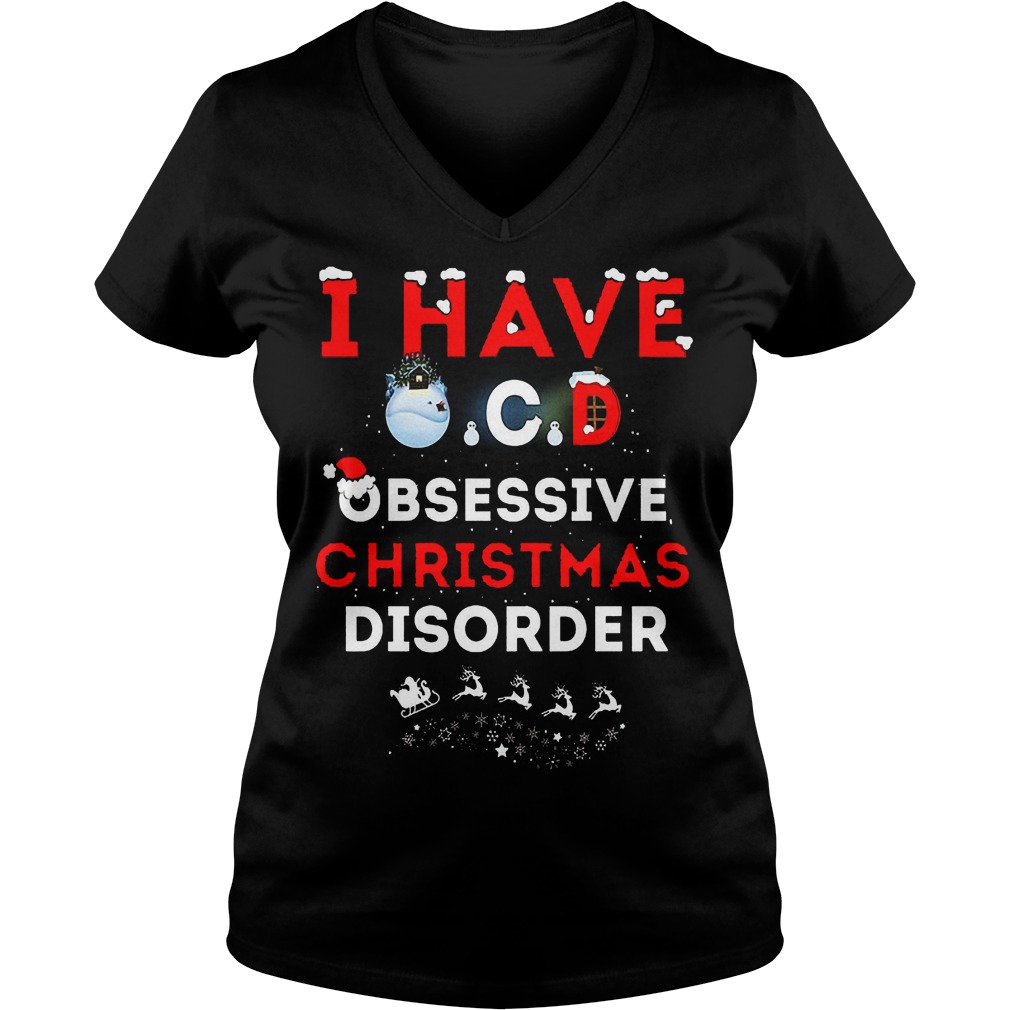 Obsessive Christmas Disorder V Neck