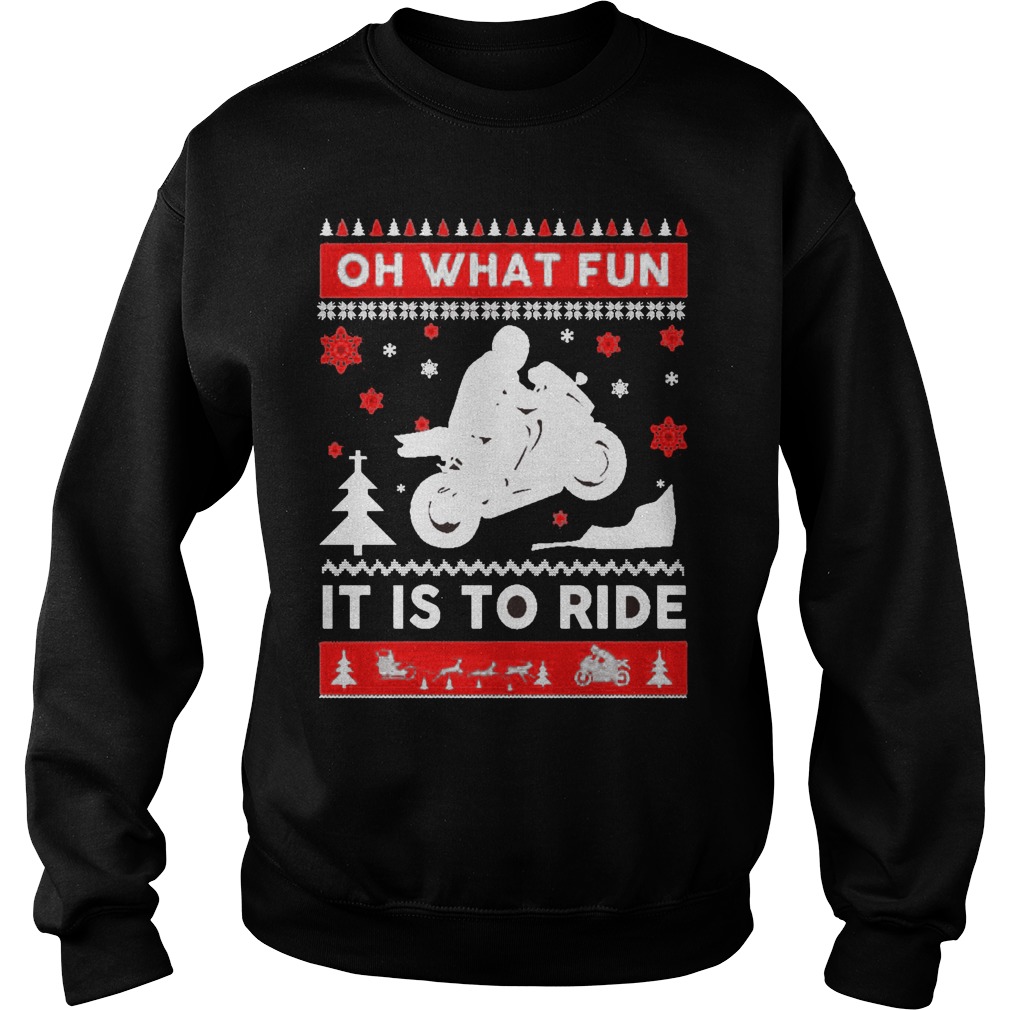 Oh Fun Ride Christmas Sweater