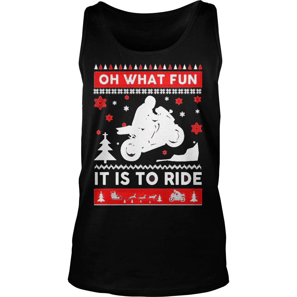 Oh Fun Ride Christmas Tanktop