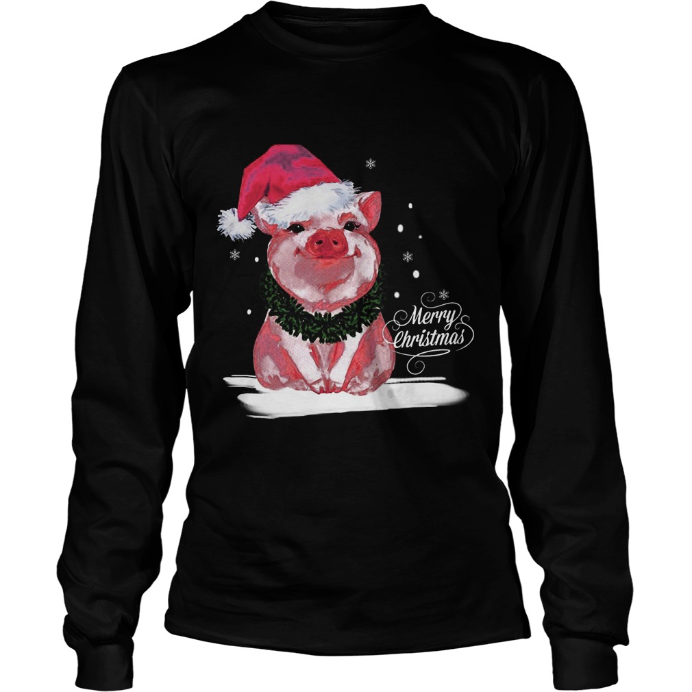 Pigs Ugly Merry Christmas Unisex Longsleeve Tee