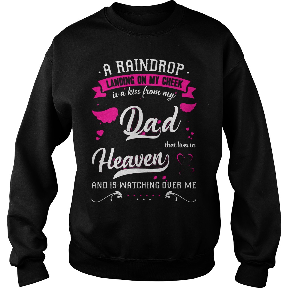 Raindrop Lanoding Cheek Kiss Dad Heaven Sweater