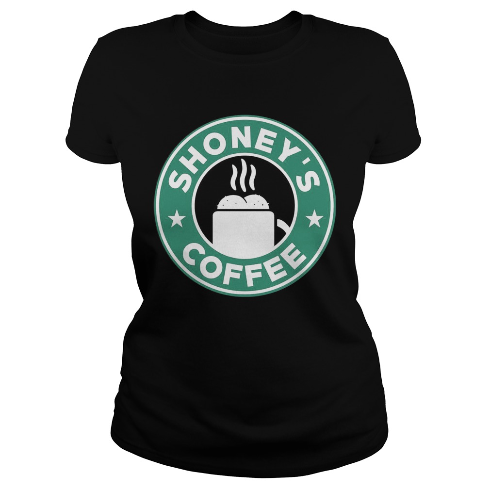 Rick And Morty Shoneys Coffee Ladies Tee