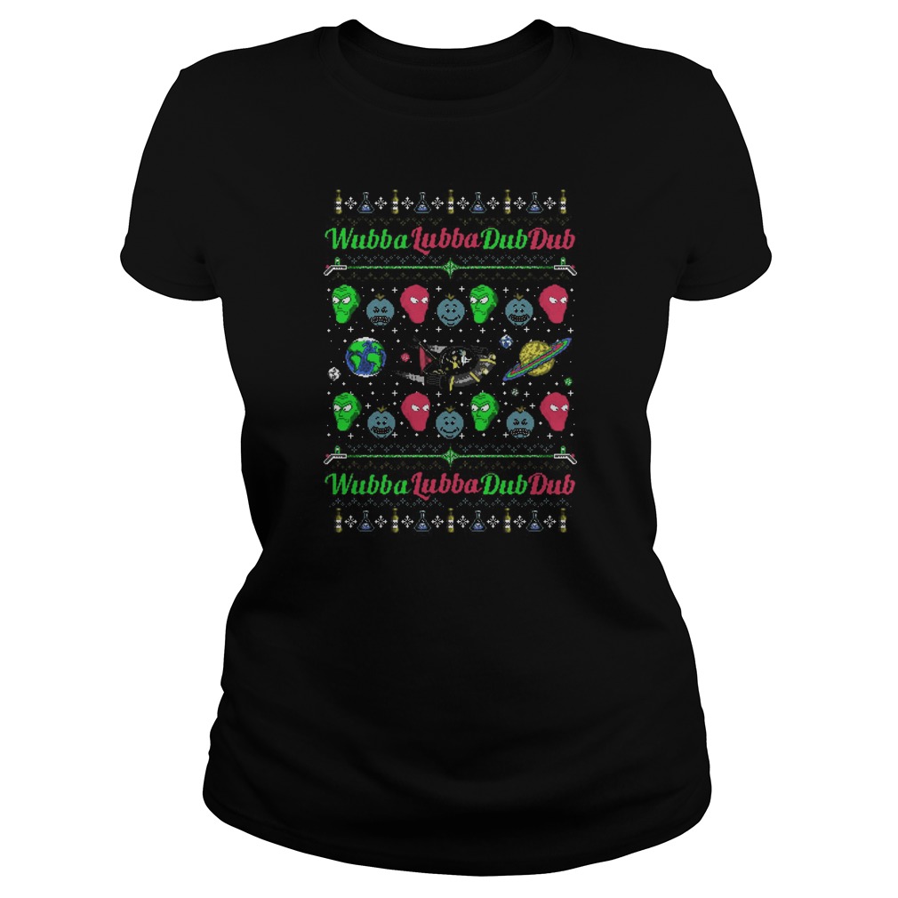 Rick And Morty Wubba Lubba Ladies Tee