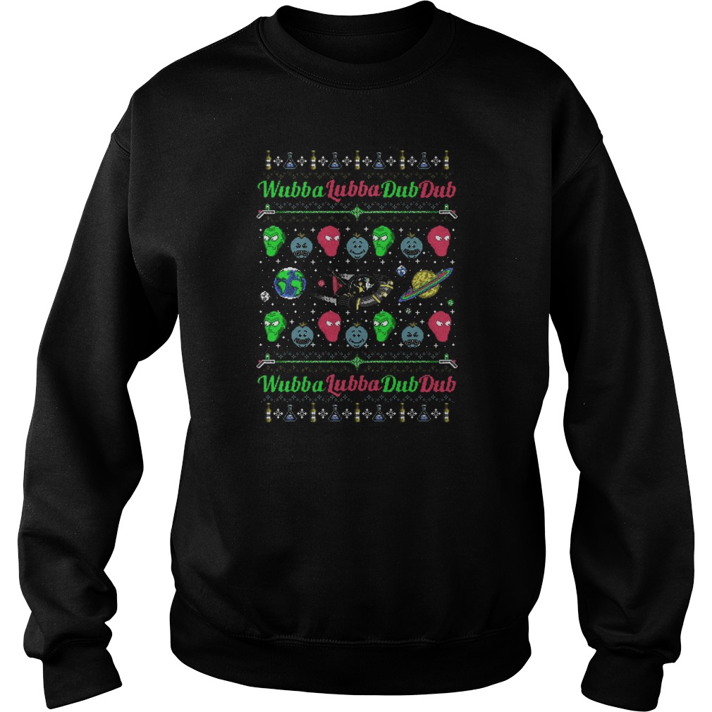 Rick And Morty Wubba Lubba Sweat Shirt