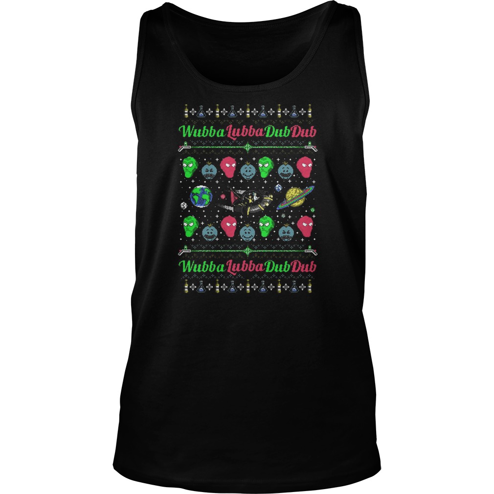 Rick And Morty Wubba Lubba Unisex Tank Op