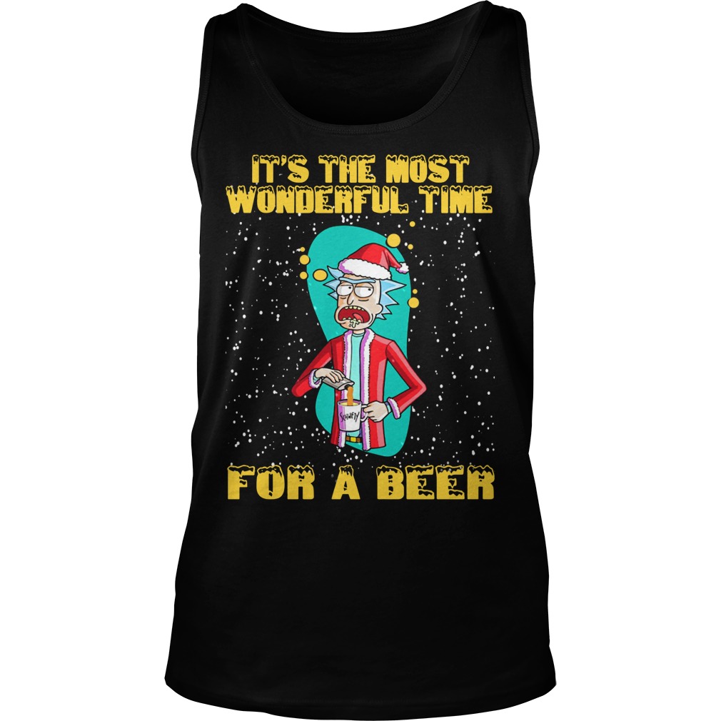 Rick Morty Wonderful Time Beer Sweat Shirt Hoodie Sweater Longsleeve Tank Top