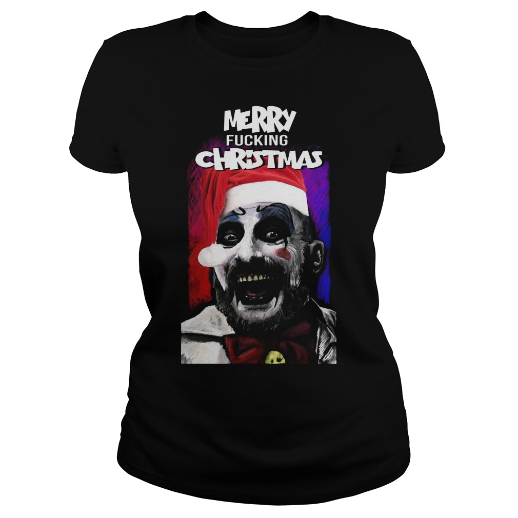 Rob Zombie Merry Fucking Christmas Gildan Ladies Tee