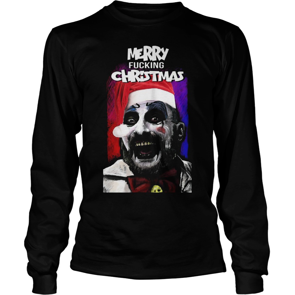 Rob Zombie Merry Fucking Christmas Gildan Unisex Longsleeve Tee