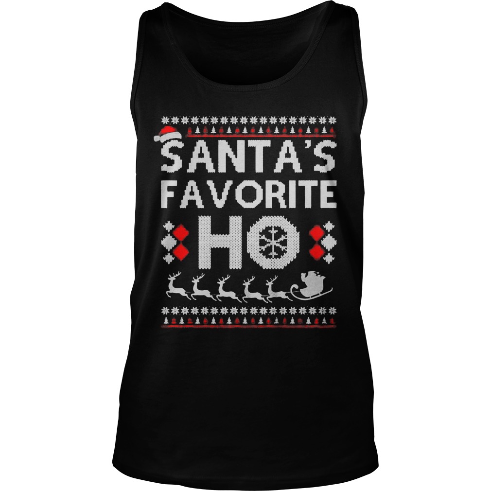 Santas Favorite Ho Christmas Tank Top