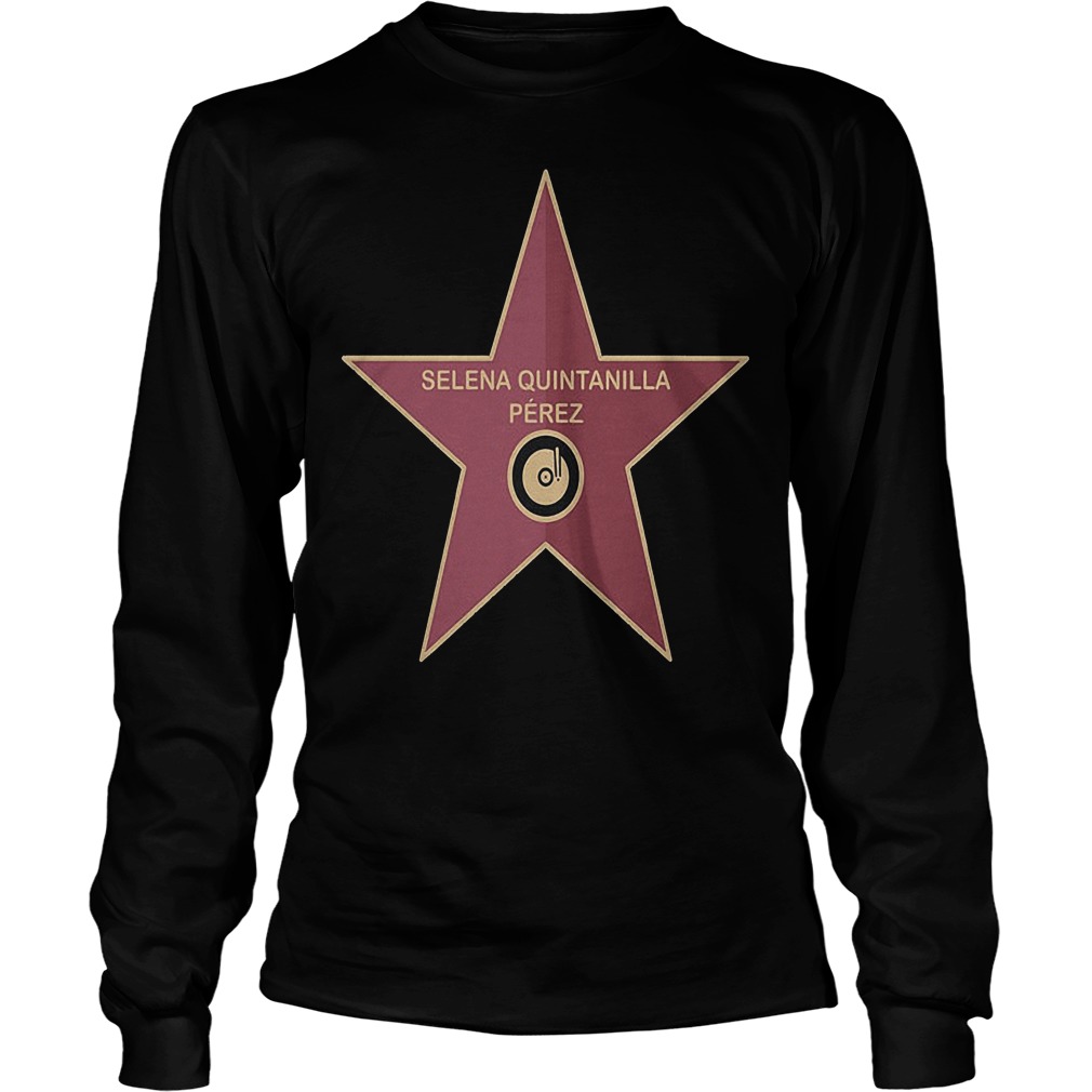 Selena Walk Of Fame Unisex Longsleeve Tee