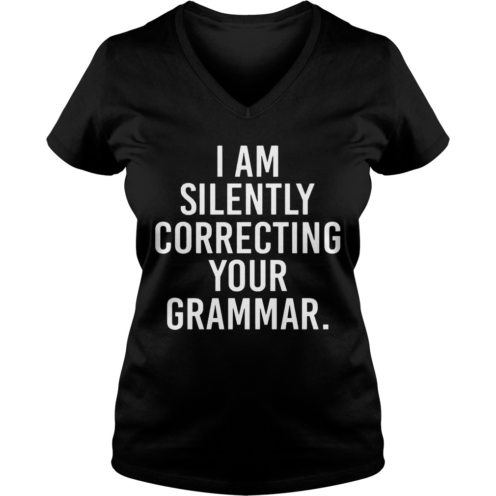 Silently Correcting Grammar V Neck