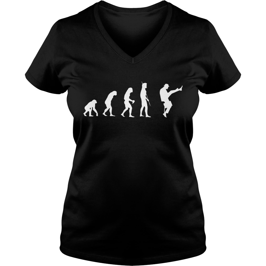 Silly Walks Evolution Vneck