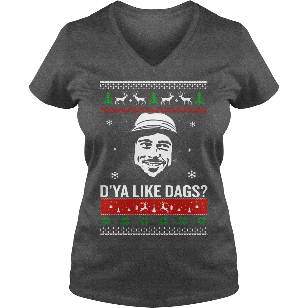 Snatch Dya Like Dags Christmas V Neck
