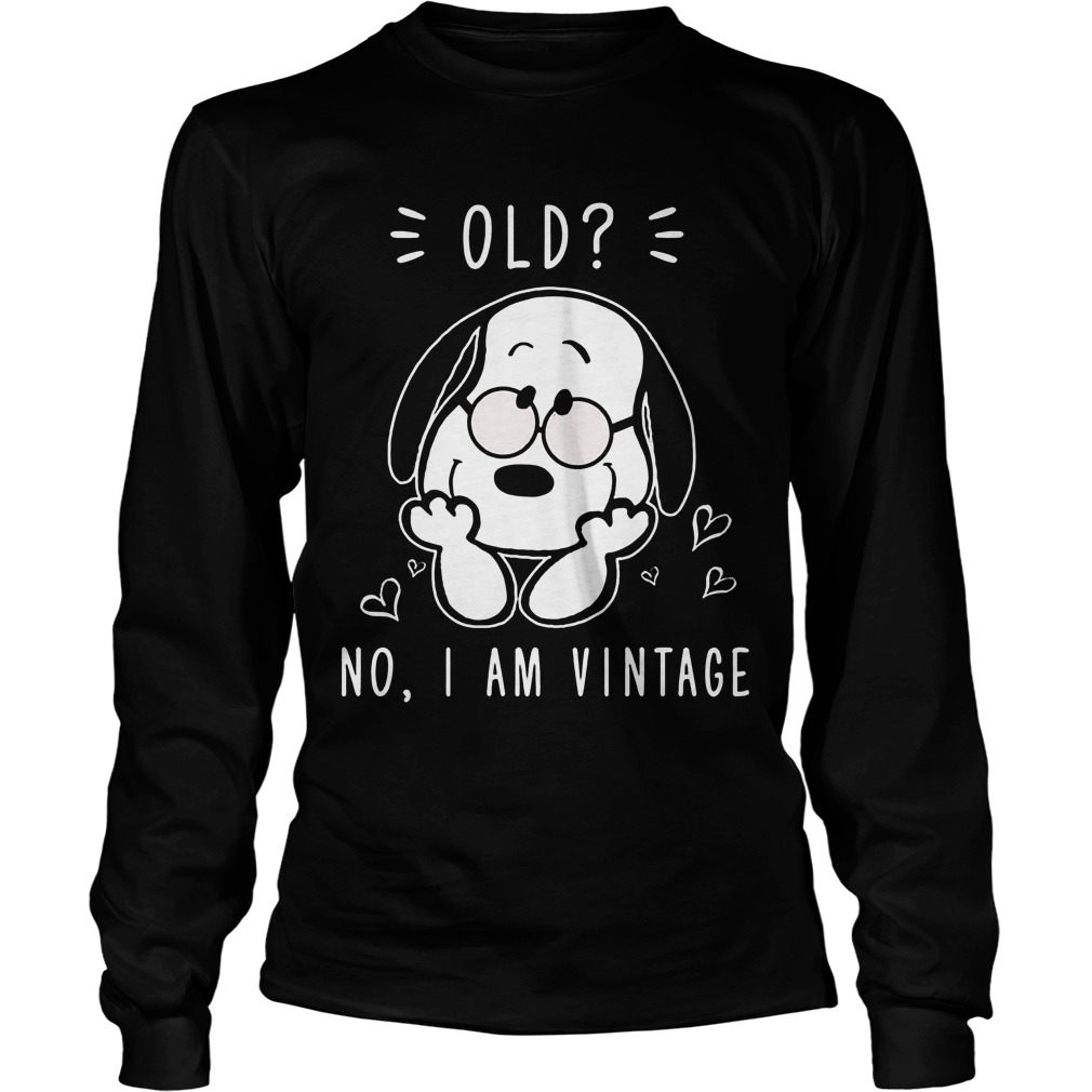 Snoopy Old No Vintage Longsleeve