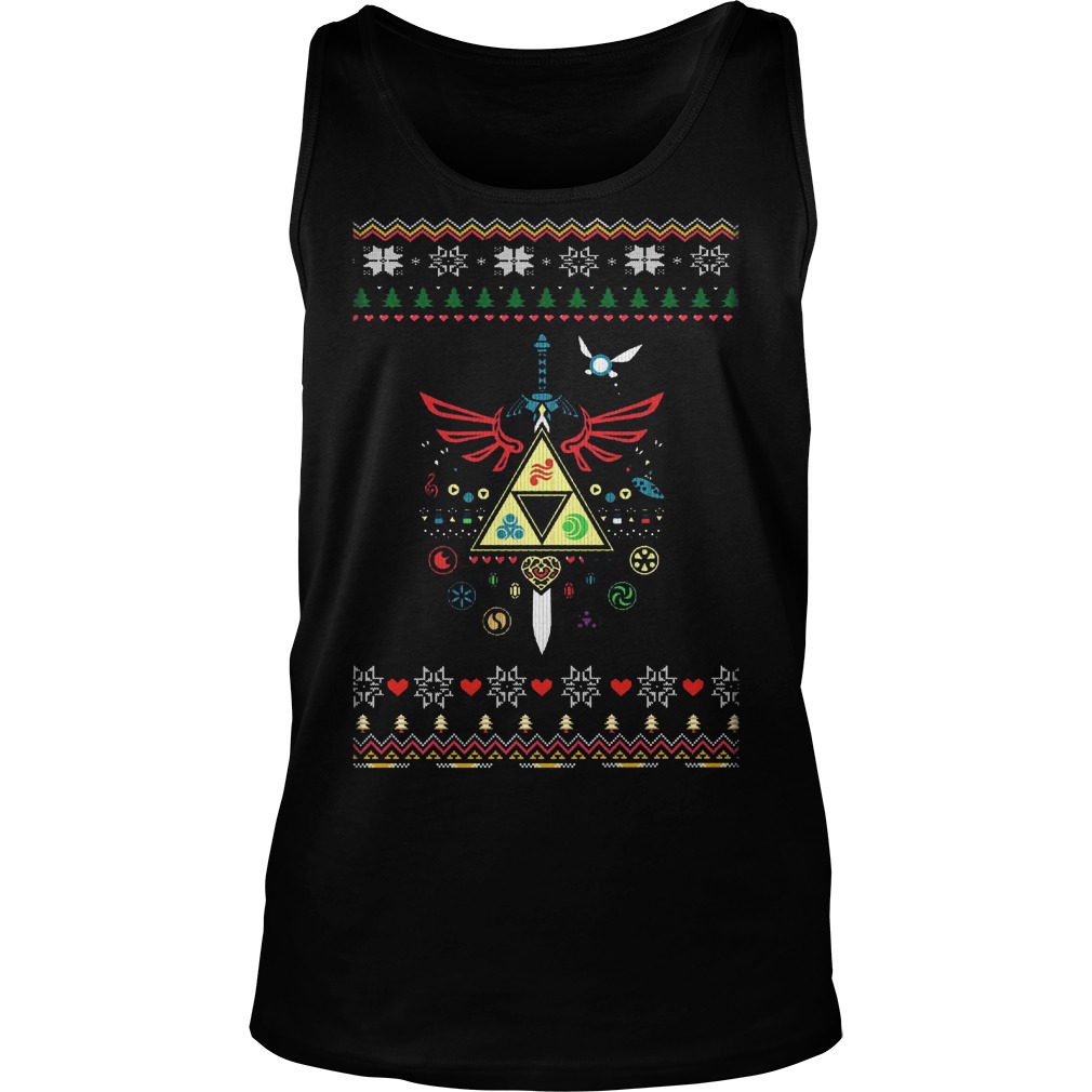 Song Christmas Time Legend Zelda Ugly Christmas Tank Top