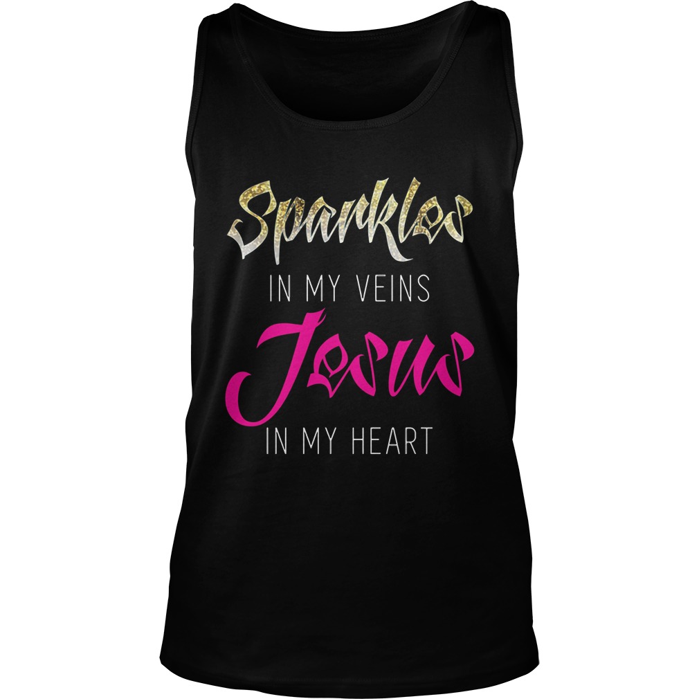 Spankles Veins Jesus Heart Tanktop