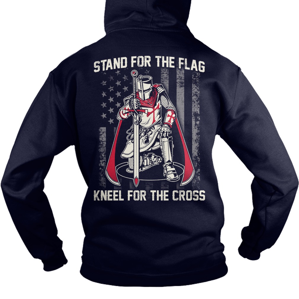 Stand Flag Kneel Cross Hoodie 2