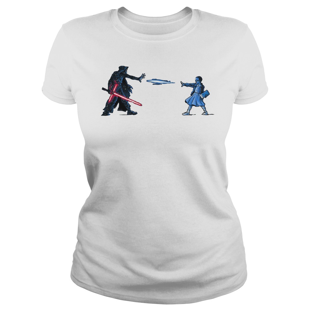 Strange Awakening Eleven Girl Vs Star War Ladies Tee