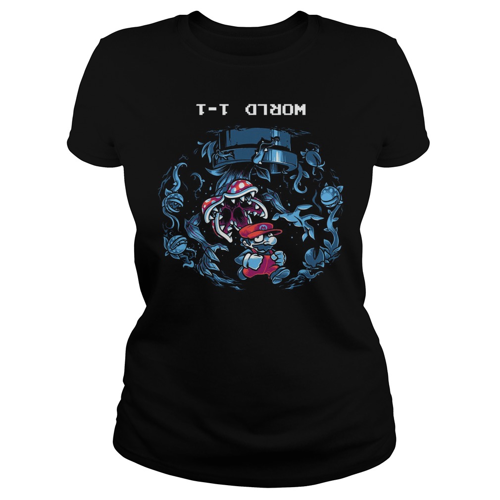 Stranger Plumbing Super Mario Bros Ladies Tee