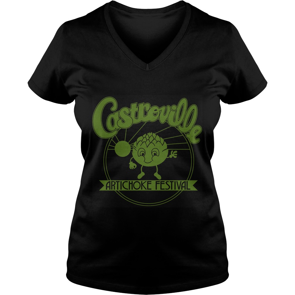 Stranger Things Artichoke Festival Castroville Ladies V Neck