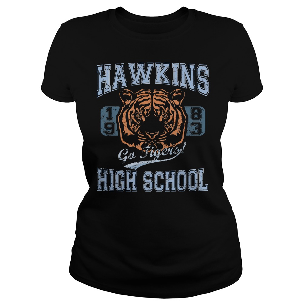Stranger Things Go Tigers Hawkins High School Ladies