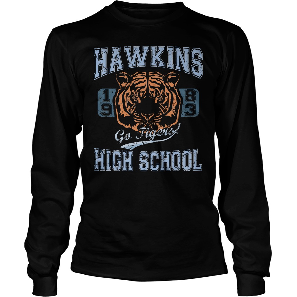Stranger Things Go Tigers Hawkins High School Longsleeve