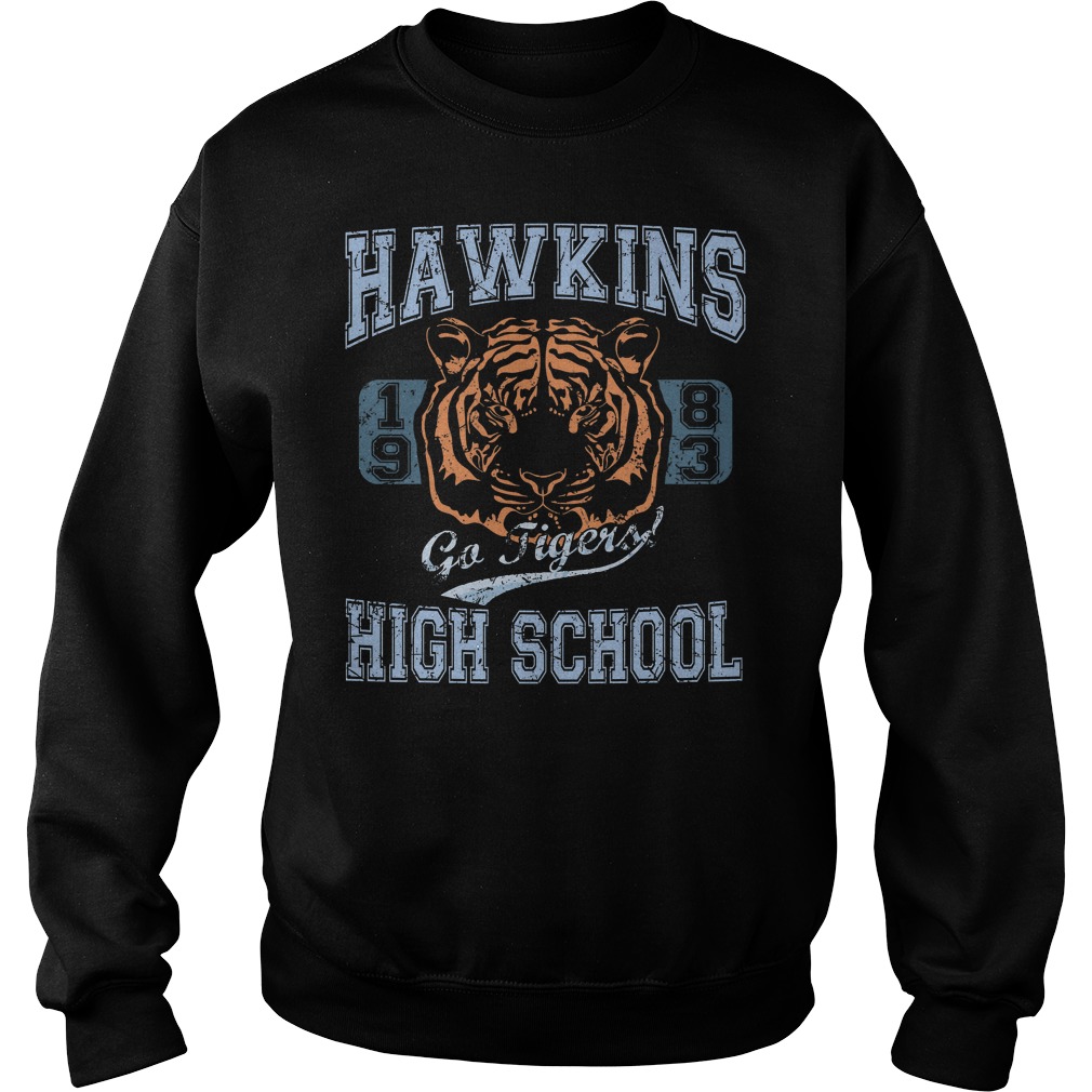 Stranger Things Go Tigers Hawkins High School Sweatshirt