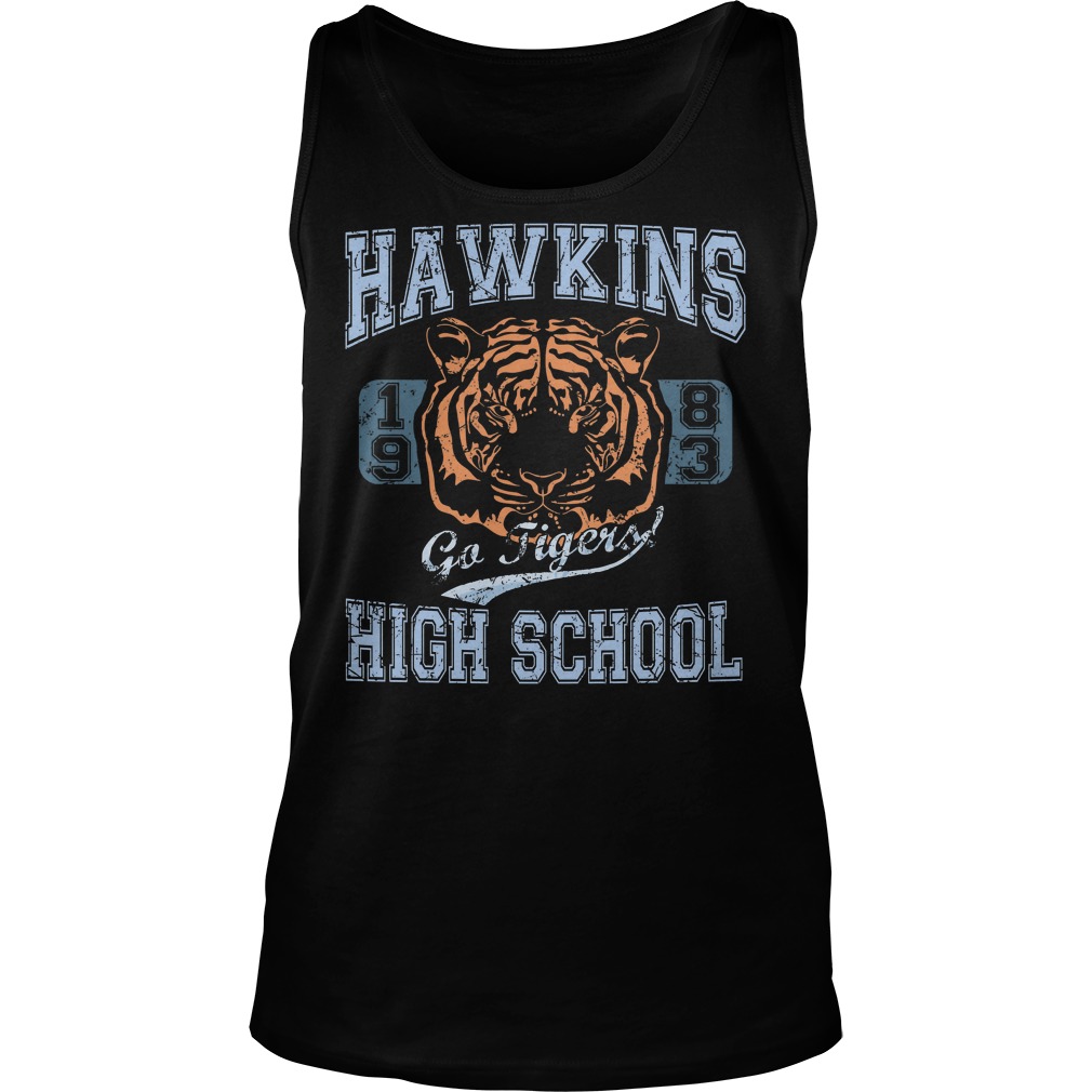 Stranger Things Go Tigers Hawkins High School Tanktop