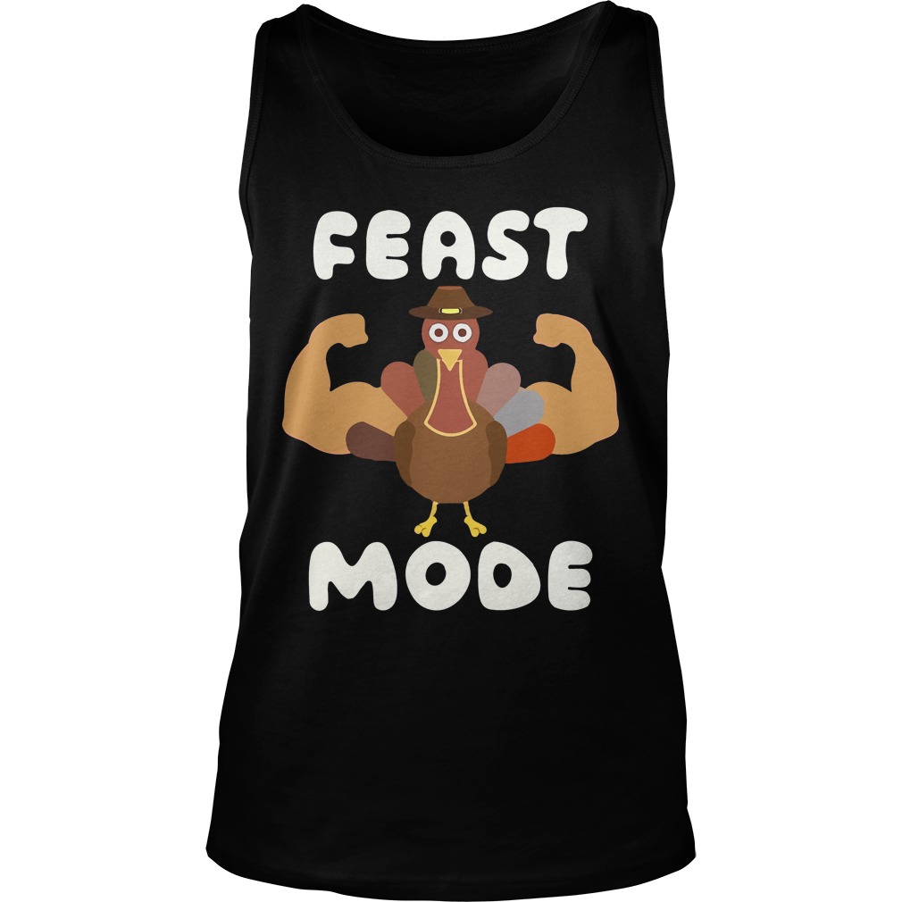 Thanksgiving Holiday Feast Mode Turkey Tank Top