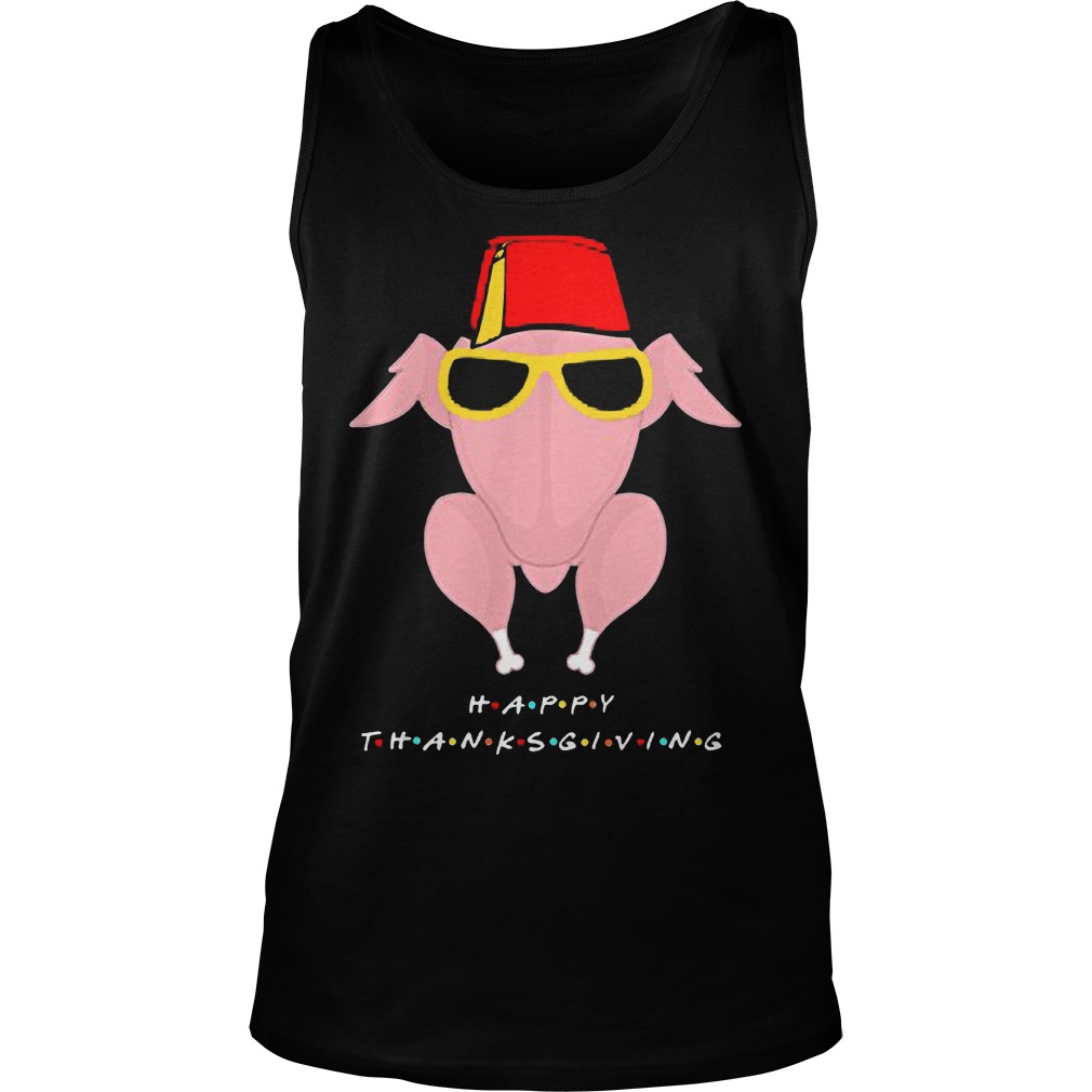 Thanksgiving Turkey Thug Life Tank Top