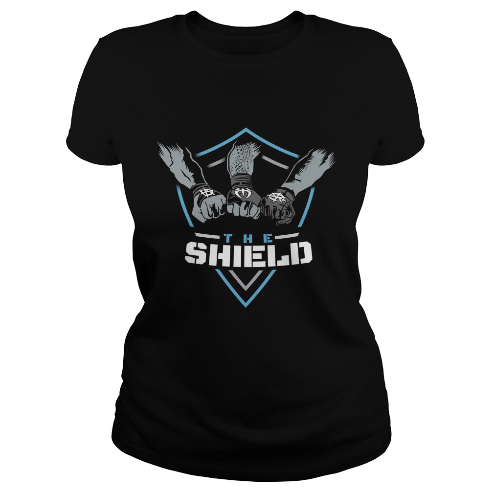 The Shield Blue Logo Ladies Tee