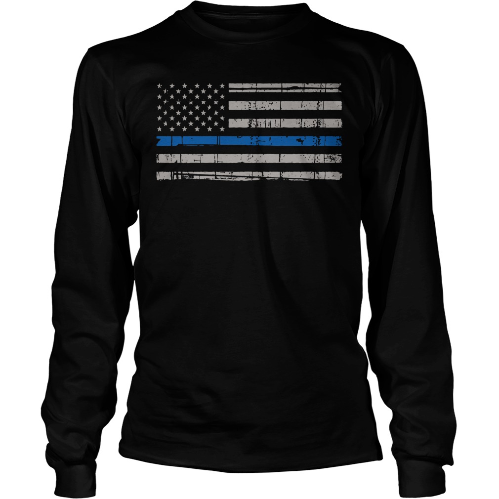 Thin Blue Line Pro Police Longsleevetee