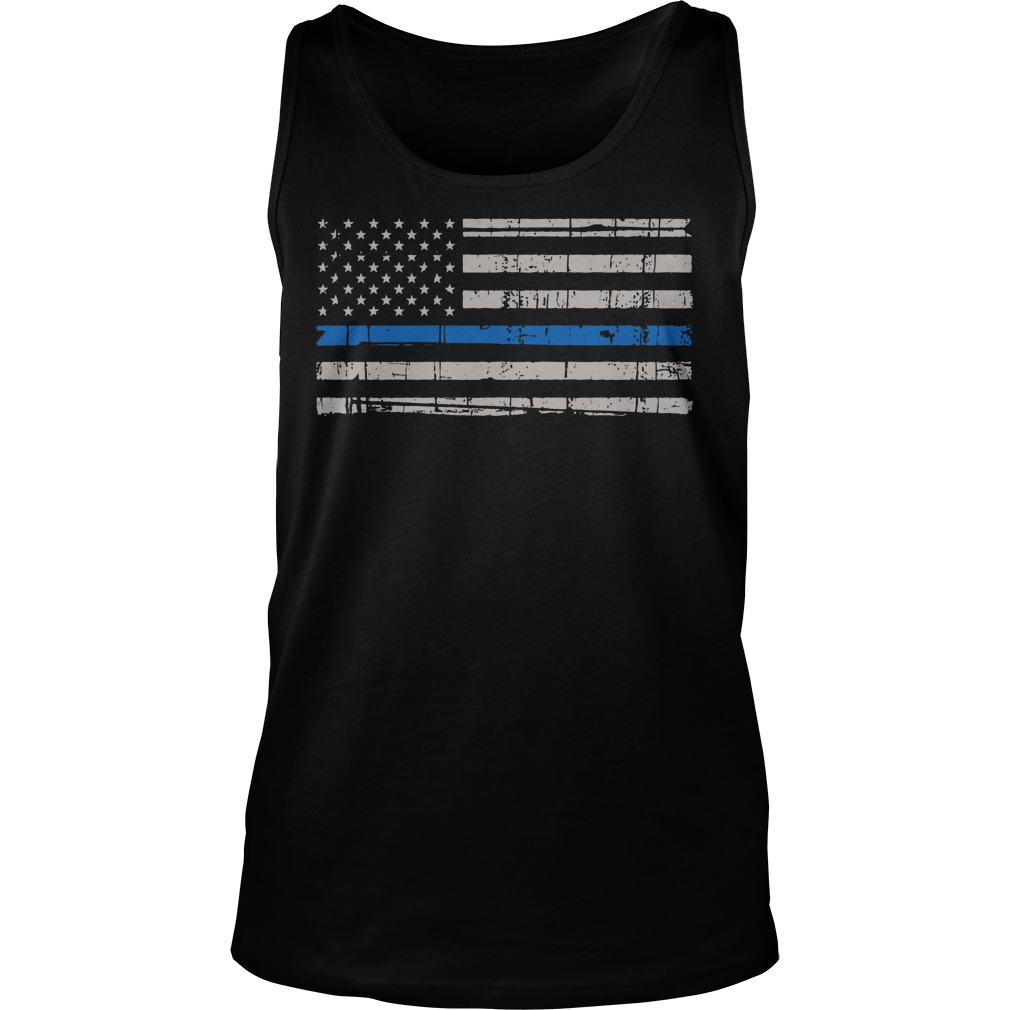Thin Blue Line Pro Police Tanktop