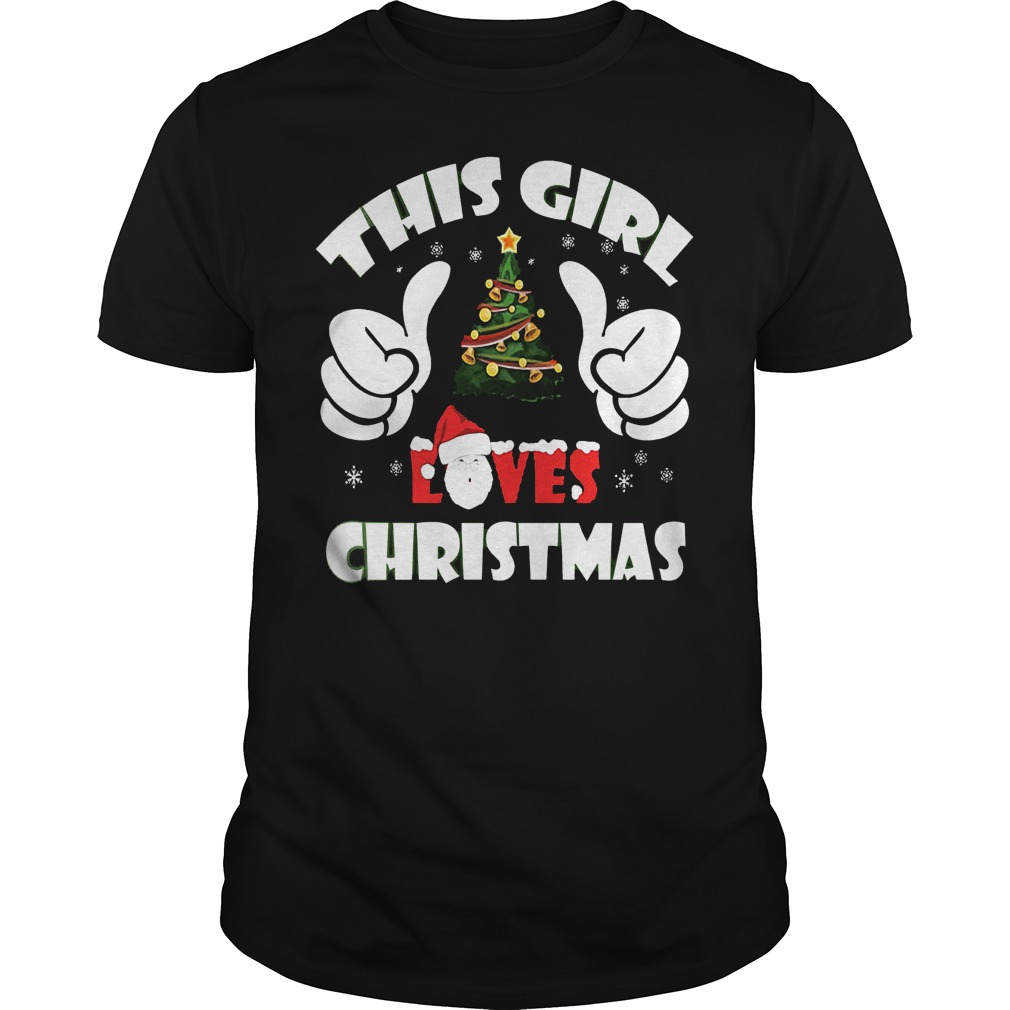 This Girl Loves Ugly Christmas Guys Tee
