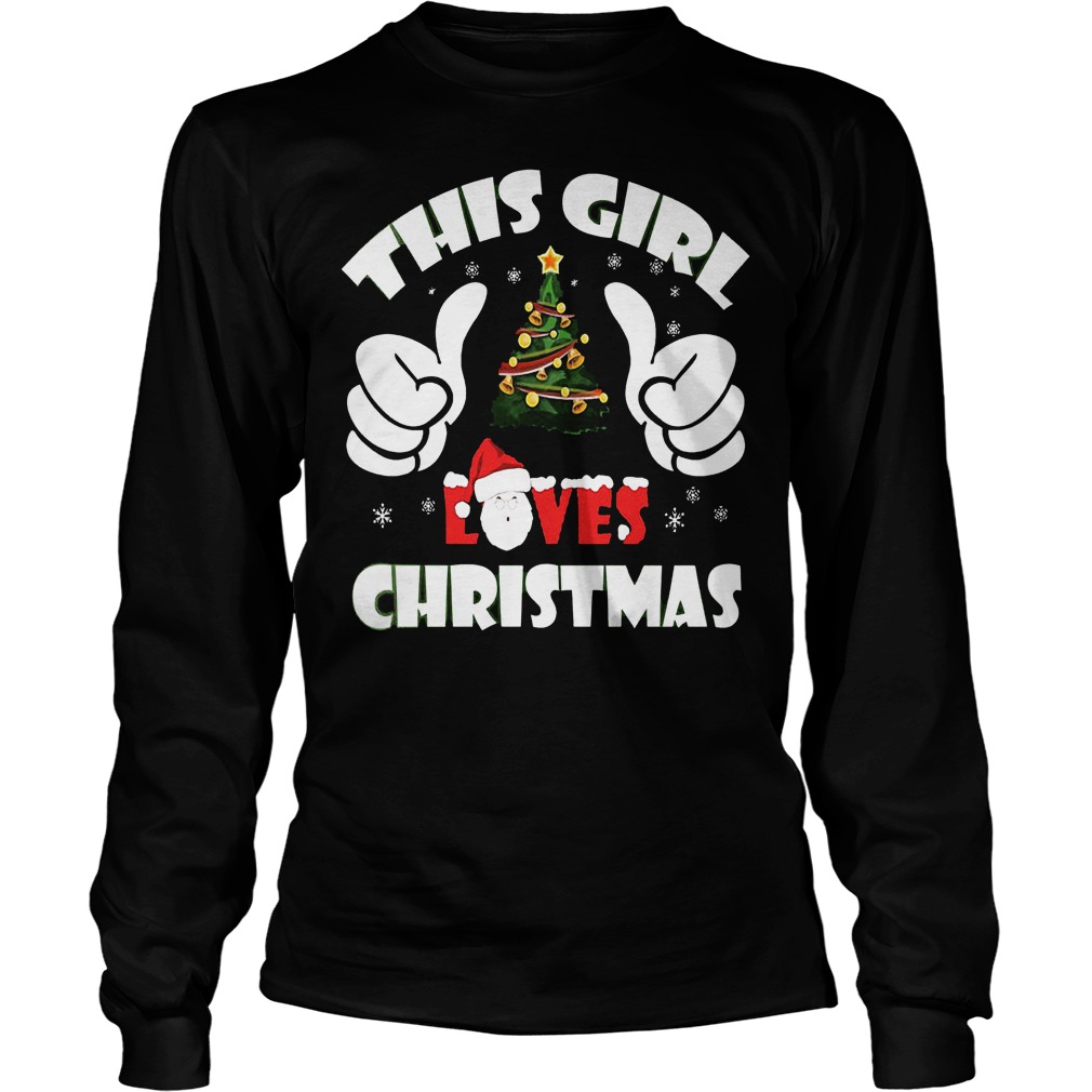 This Girl Loves Ugly Christmas Unisex Longsleeve Tee