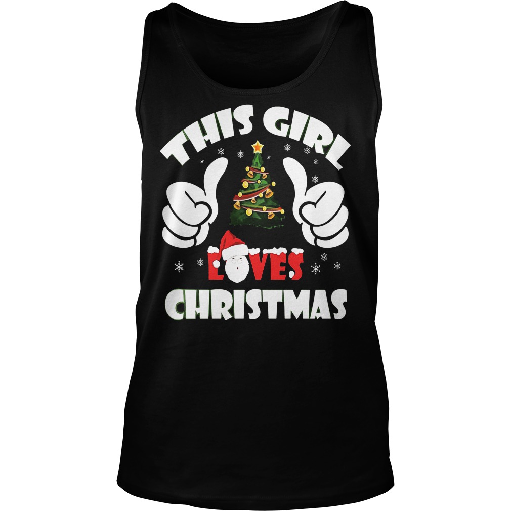 This Girl Loves Ugly Christmas Unisex Tank Top