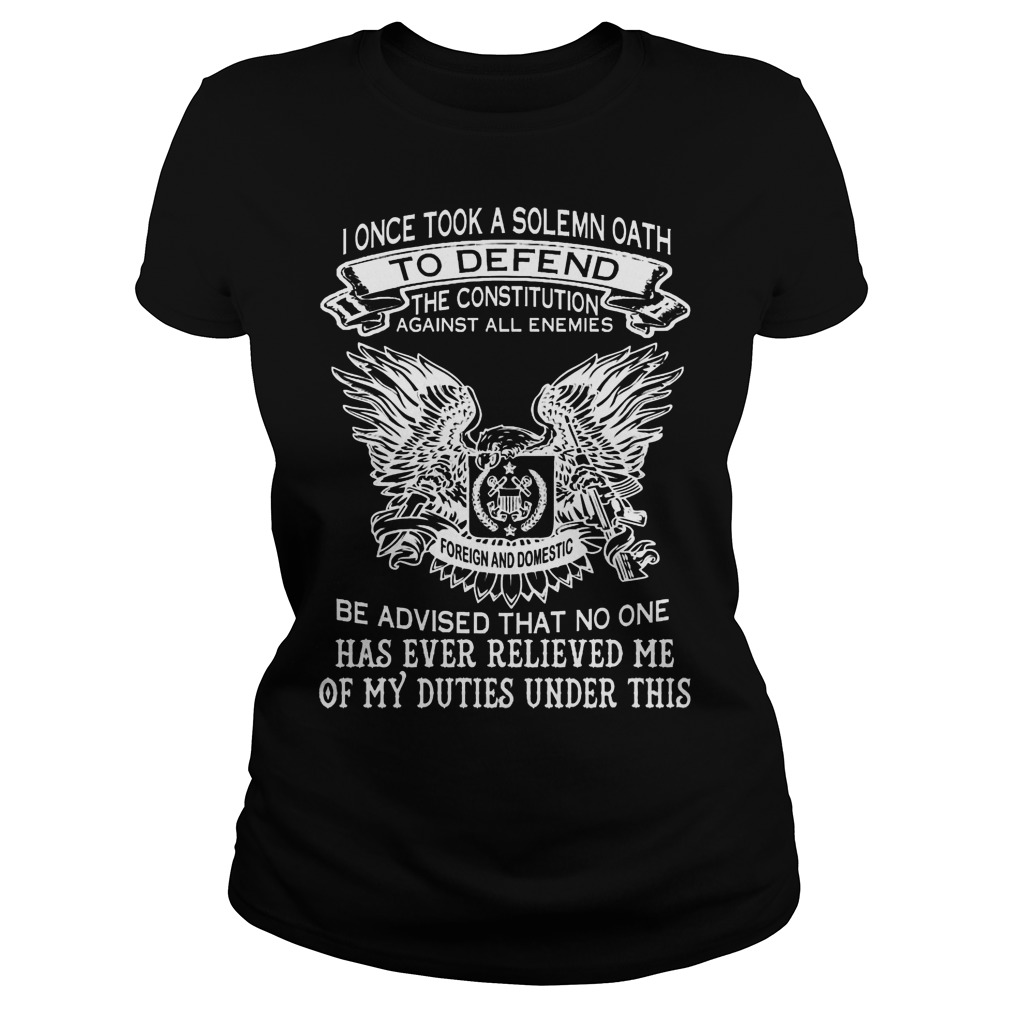 Took Solemn Oath Defend Ladiestee