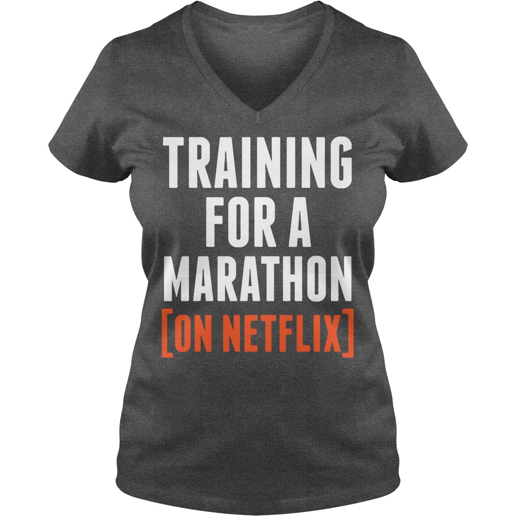 Training Marathon Netflix V Neck