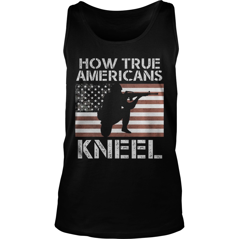 True Americans Kneel Tank Top