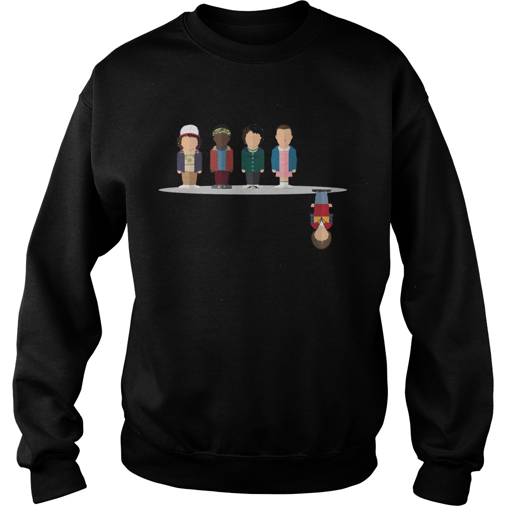 Upside Stranger Things Character Sweatshirt