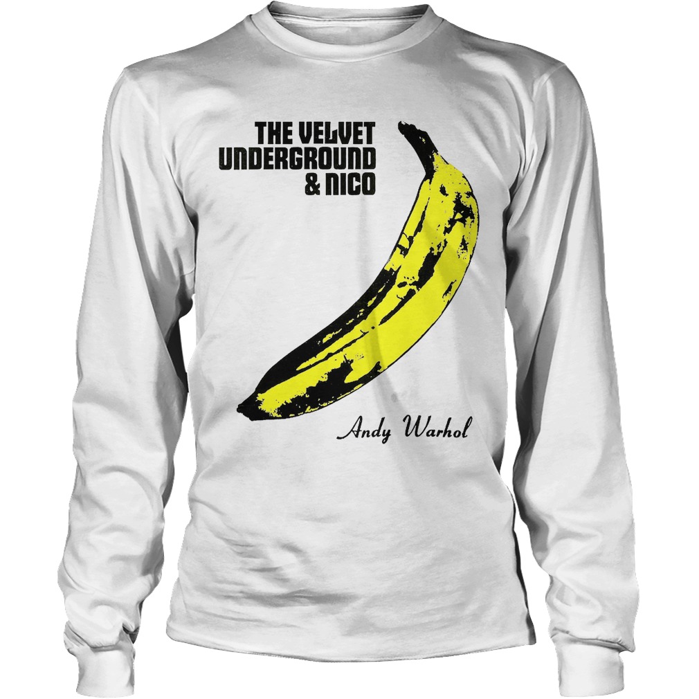 Velvet Underground Nico Warhol Unisex Longsleeve Tee
