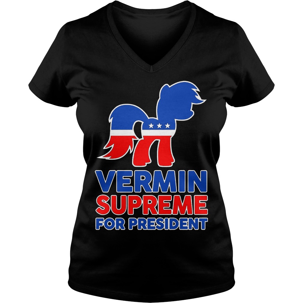 Vermin Supreme President Pony V Neck