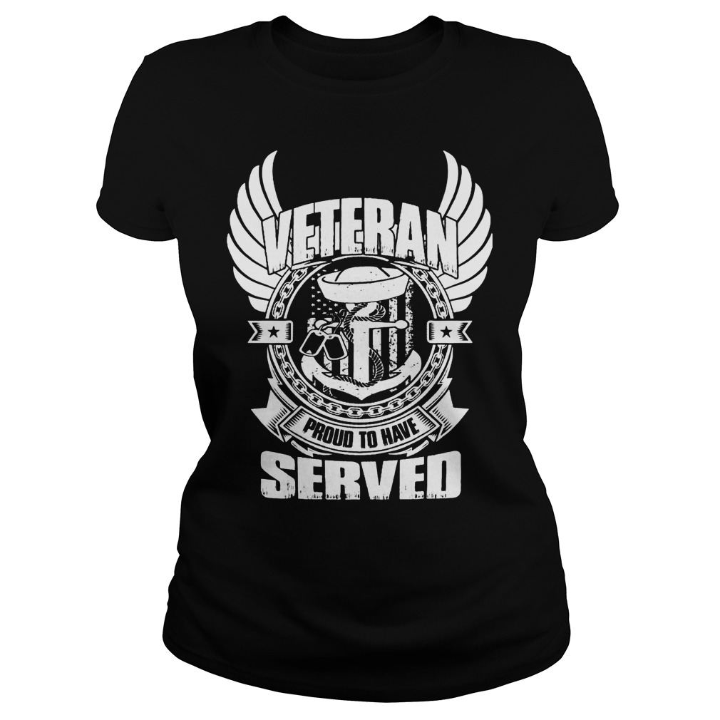 Veteran Proud Served Ladiestee