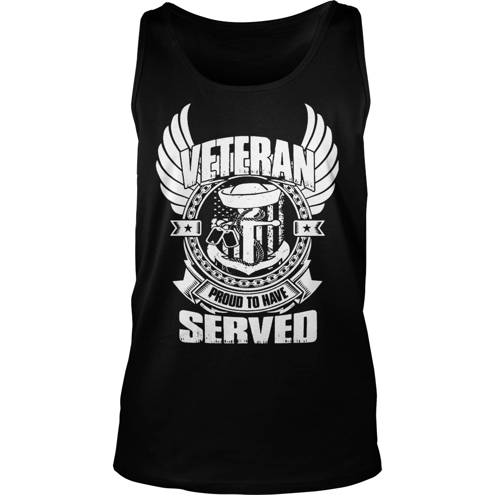 Veteran Proud Served Tanktop