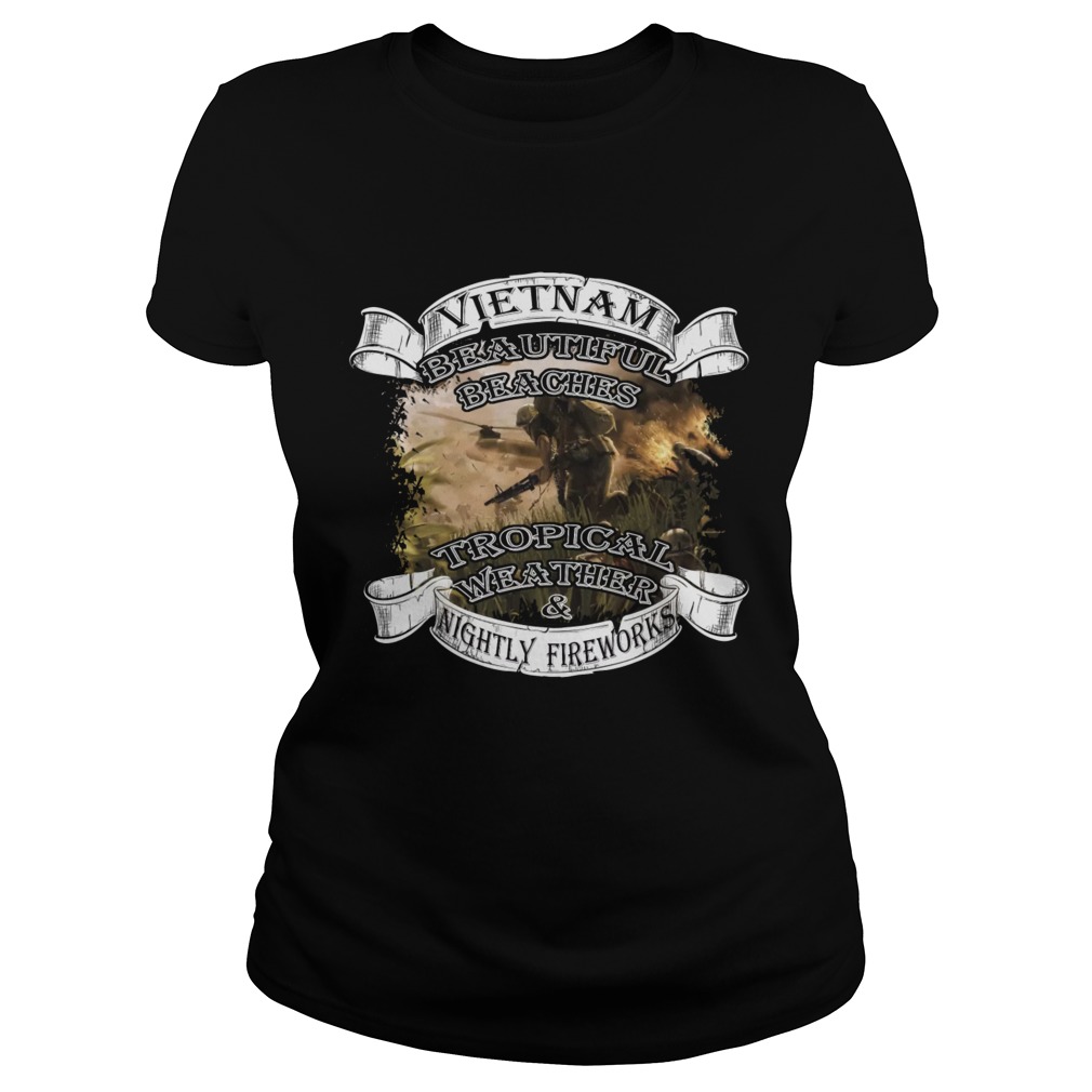 Vietnam Beautiful Beaches Ladies Tee