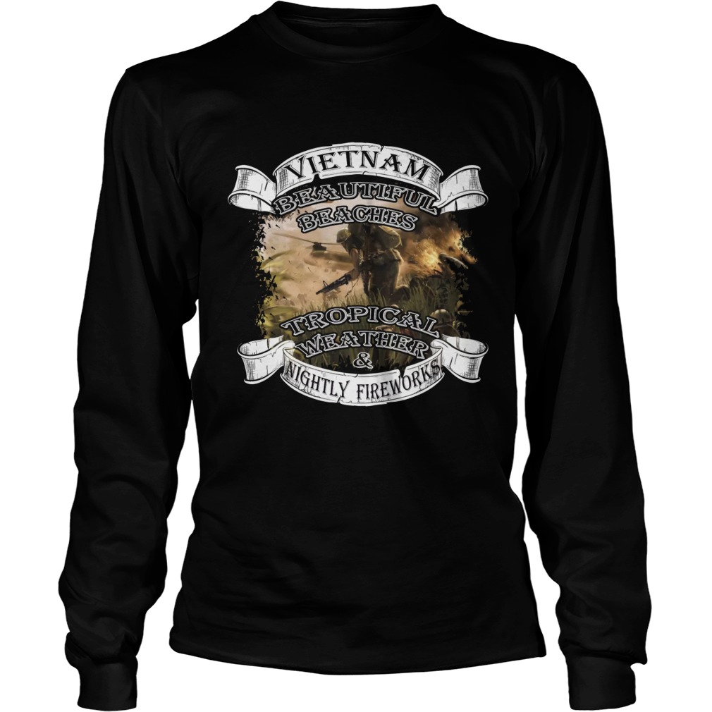 Vietnam Beautiful Beaches Unisex Longsleeve Tee