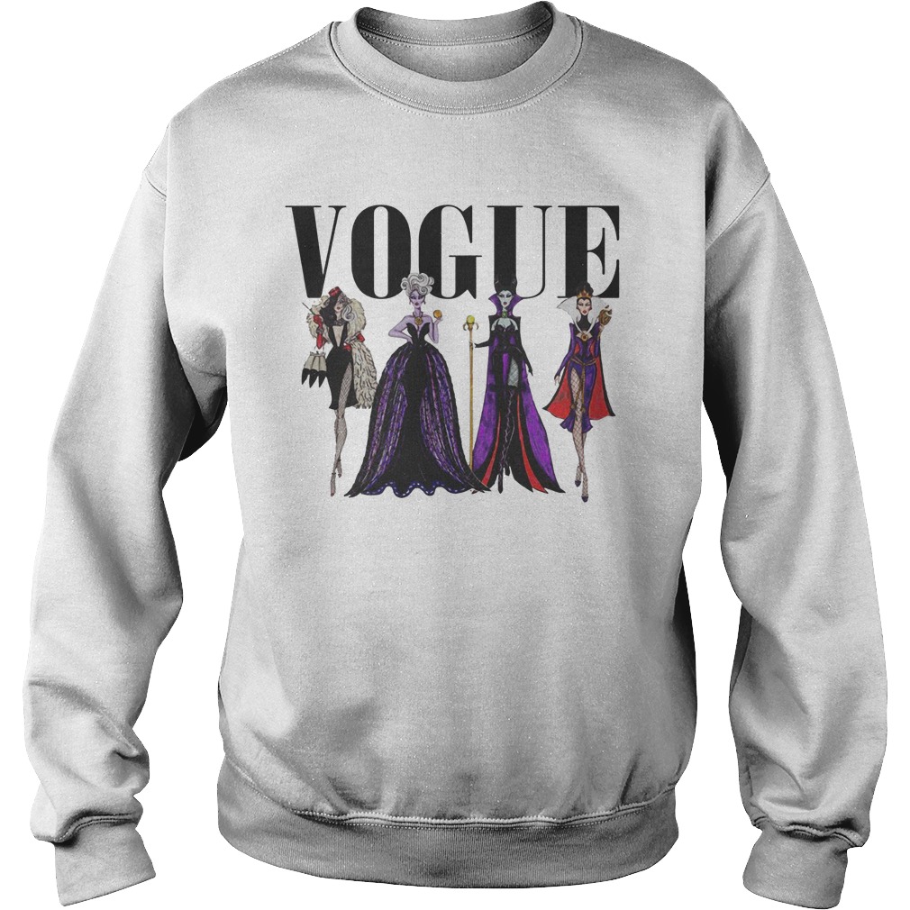 Vogue Disney Villains Evil Divas Paco Chicano Sweatshirt