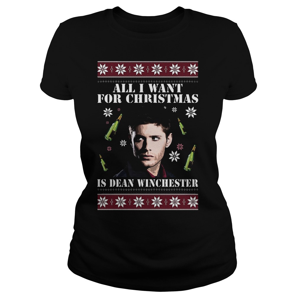 Want Christmas Dean Winchester Ladies Tee
