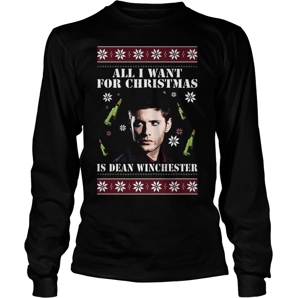 Want Christmas Dean Winchester Longsleeve Tee