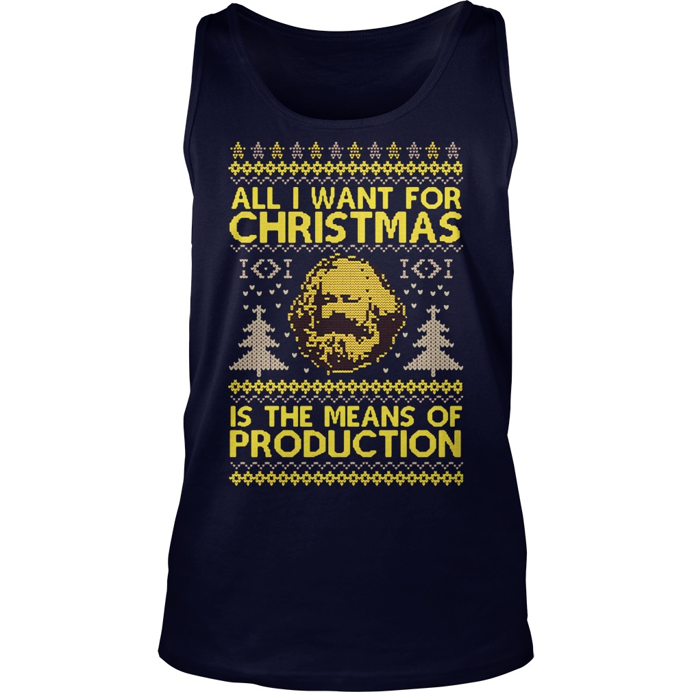 Want Christmas Means Production Tank Top